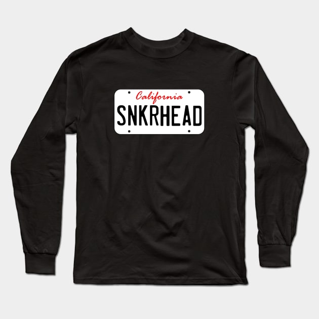 California Sneakerhead Long Sleeve T-Shirt by Designs by Dean